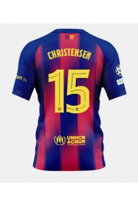 Barcelona Andreas Christensen #15 Jalkapallovaatteet Kotipaita 2025-26 Lyhythihainen